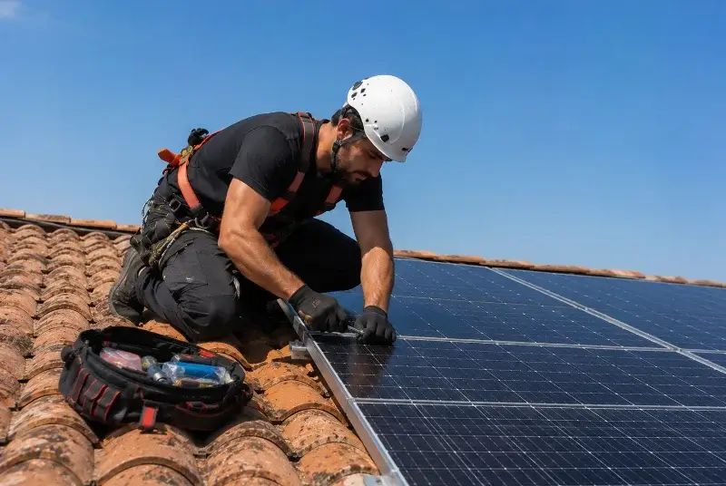 Maintenance et monitoring de panneaux solaires à Feilluns
